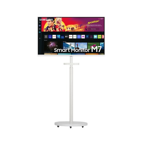 삼성 스마트모니터 M7 S32DM701 화이트 삼탠바이미 이동식 스탠드