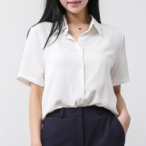 반팔블라우스